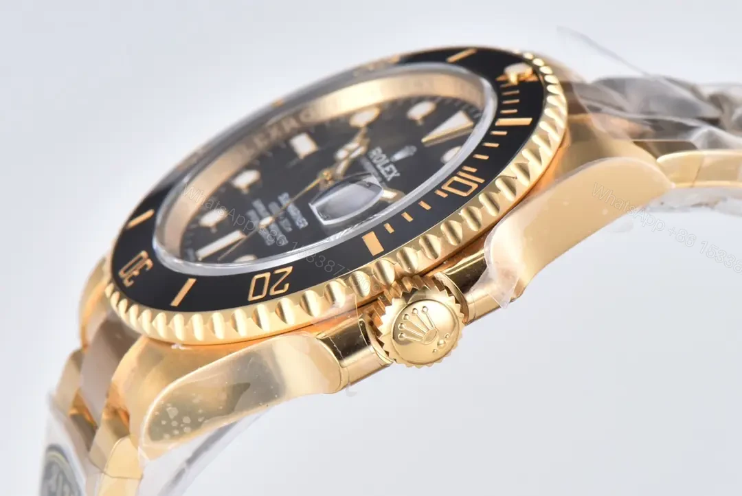 View 2 of DJ Factory Clean Factory CLEAN V5 Gold Black Submariner Watch