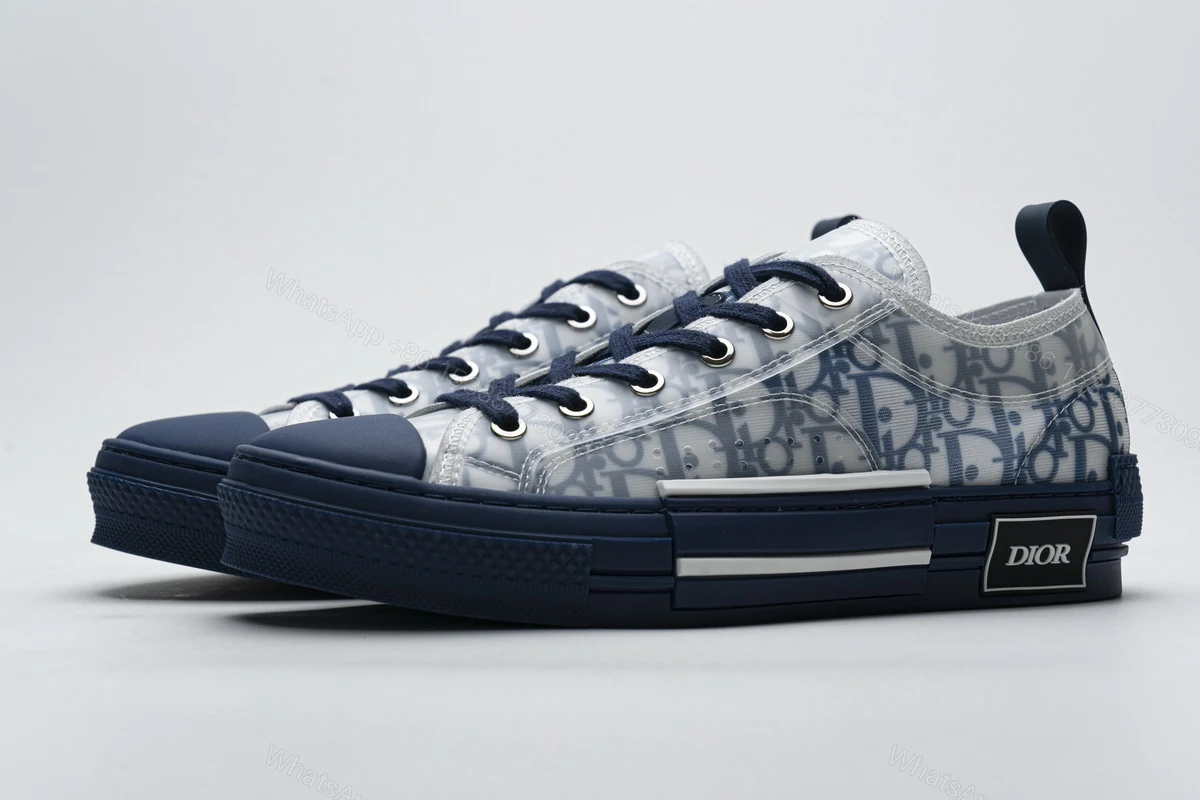 View 5 of Dior B23 HT Oblique Transparency LOW T00962H565 White Blue