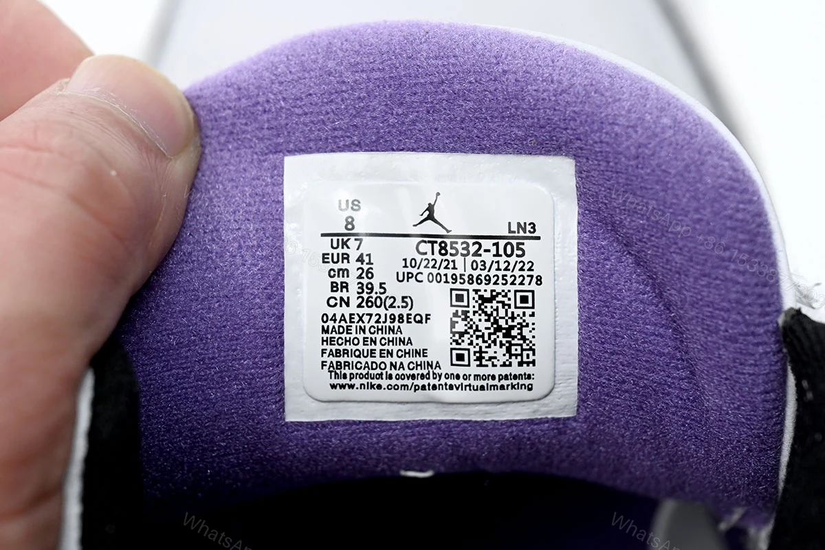 View 4 of (GET)Air Jordan 3 Retro Dark Iris CT8532-105