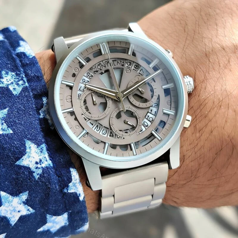 Montblanc Matte Grey Chronograph 43mm Quartz — view 1