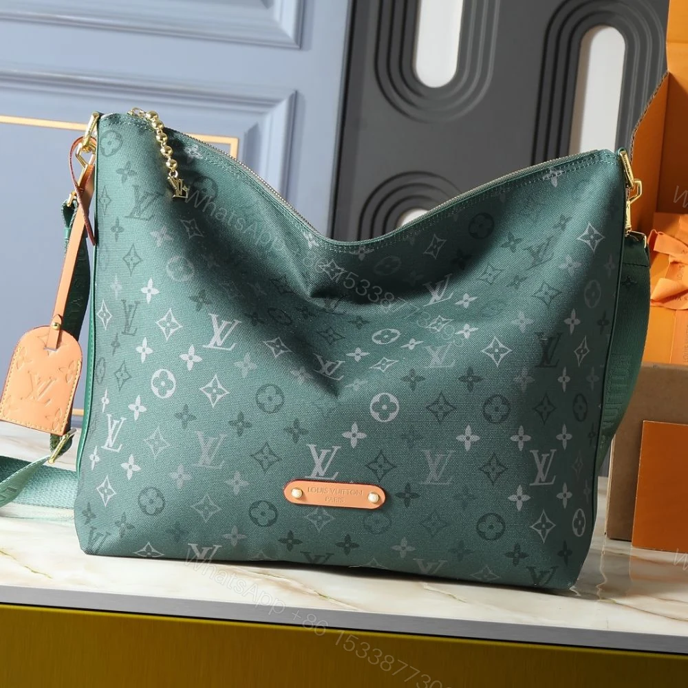 View 2 of Louis Vuitton Vagabond Hobo Monogram Surplus Green 48Cm M27181