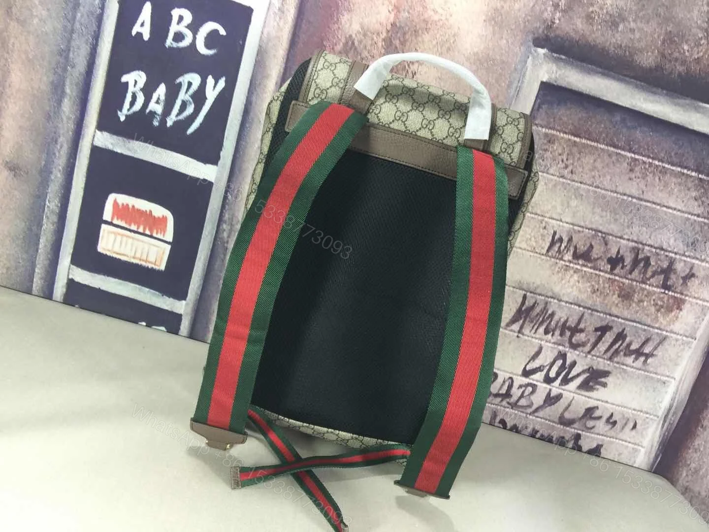View 6 of Gucci Ophidia cloth backpack