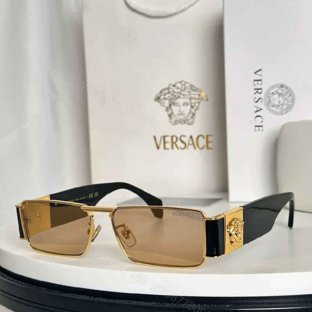 Architectural Sunglasses: Gold Crest, Metal Frame, Luxe Urban Style, UV400 Protection — view 1
