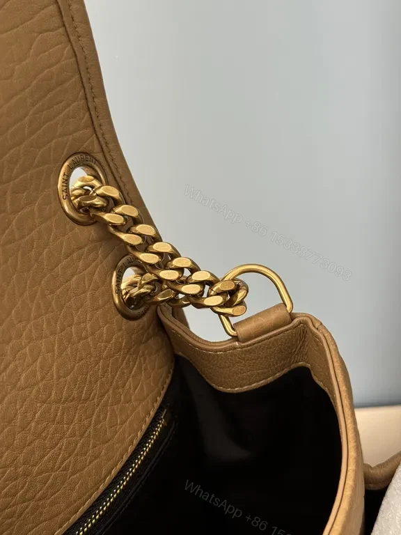 View 5 of Chic Pebbled Leather Bag â€” Textured Luxury, YSL Hardware, Crossbody