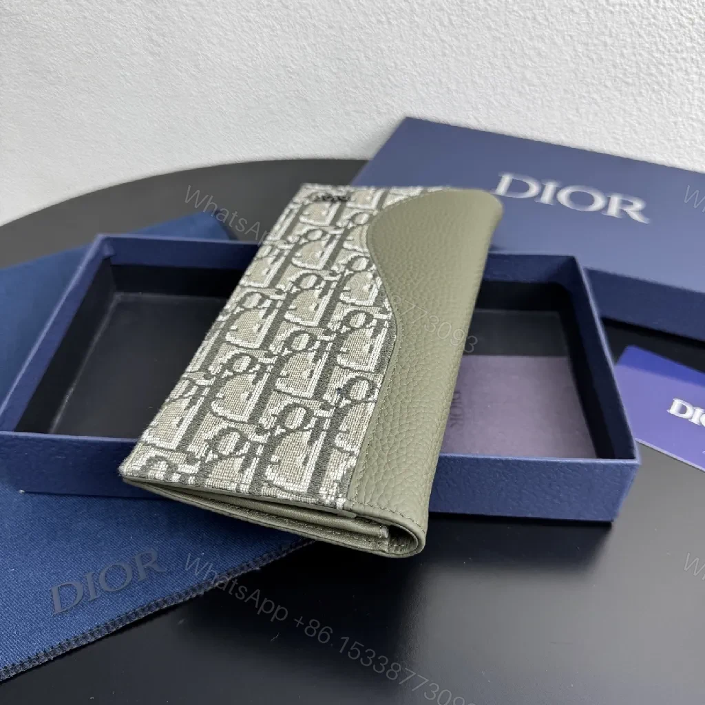 View 9 of Monogram Knit Pebble Leather Chic Wallet: Compact, Luxe
