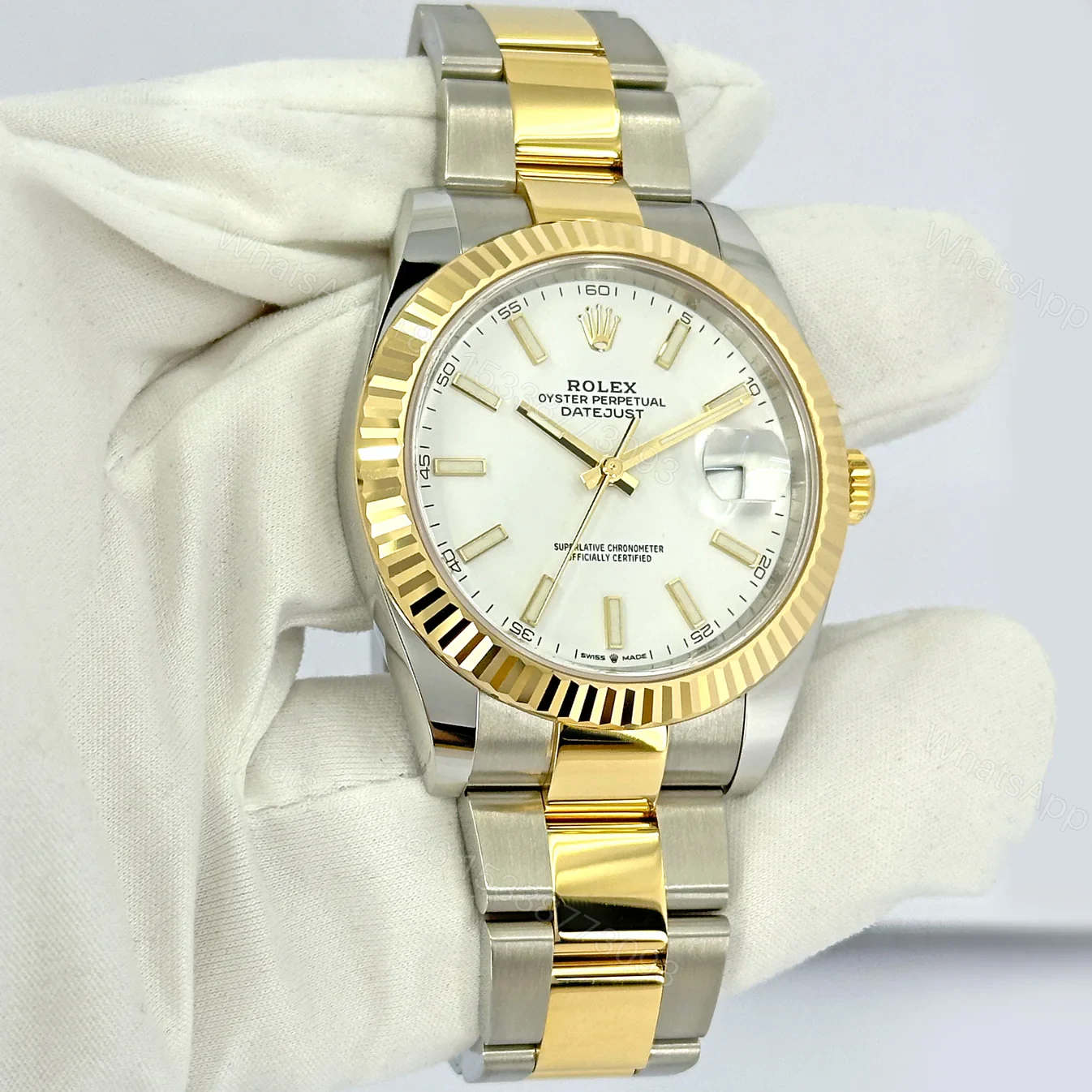 View 2 of Rolex Datejust White Dial 126333-0015 41 mm