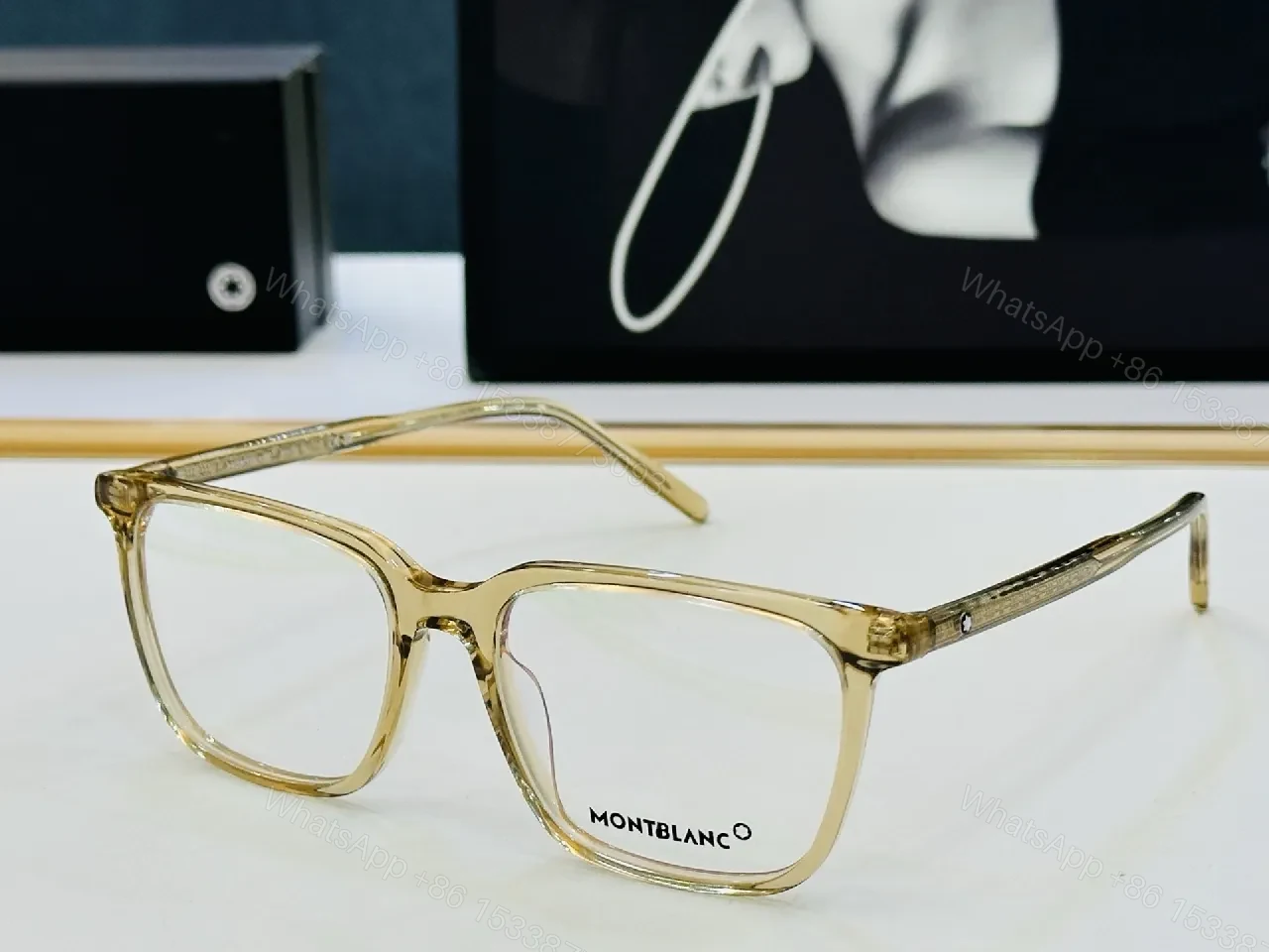View 6 of Black Acetate Rectangular Glasses, Timeless Luxe, Everyday Kind