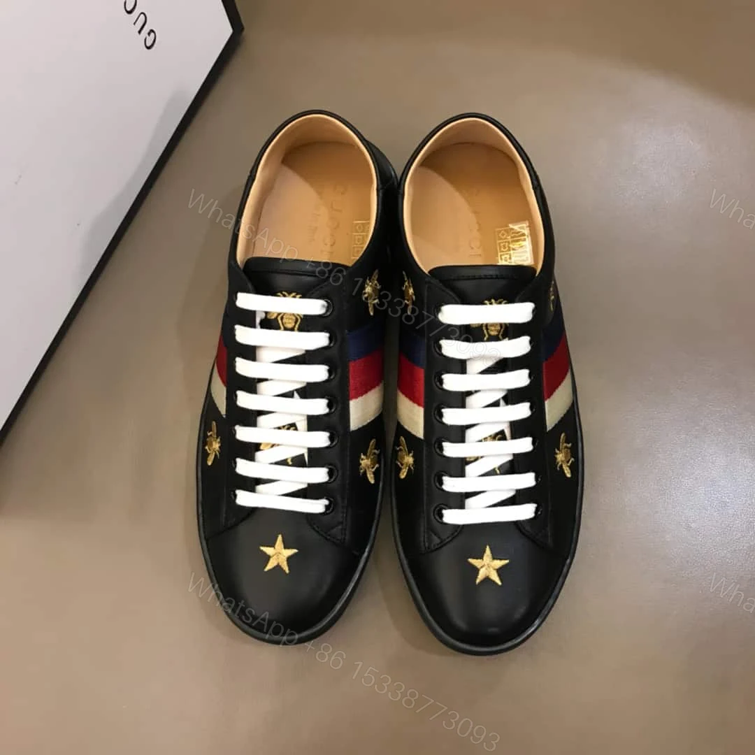 View 3 of GUCCI BLACK BEE STAR WEB RED WHITE BLUE – GC36
