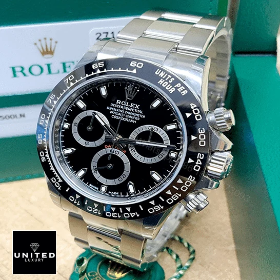 View 7 of Rolex Daytona Black Ceramic Replica