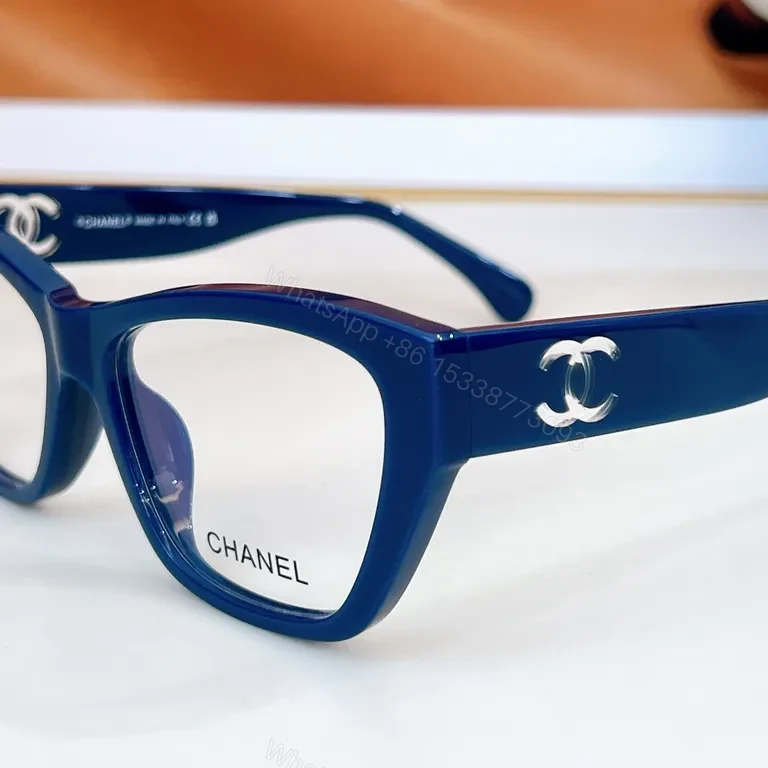 View 3 of Glossy Black Acetate Frames â€“ Modern Chanel-Inspired Luxury Eyewear