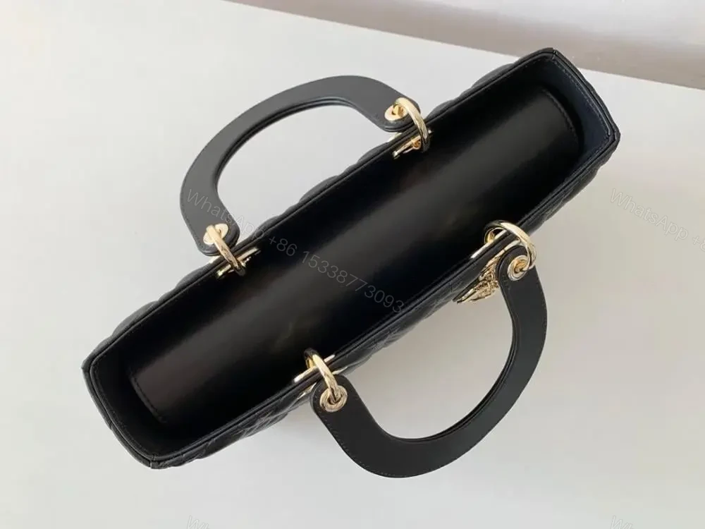View 4 of Dior Lady Black Gold Hardware (Large size)