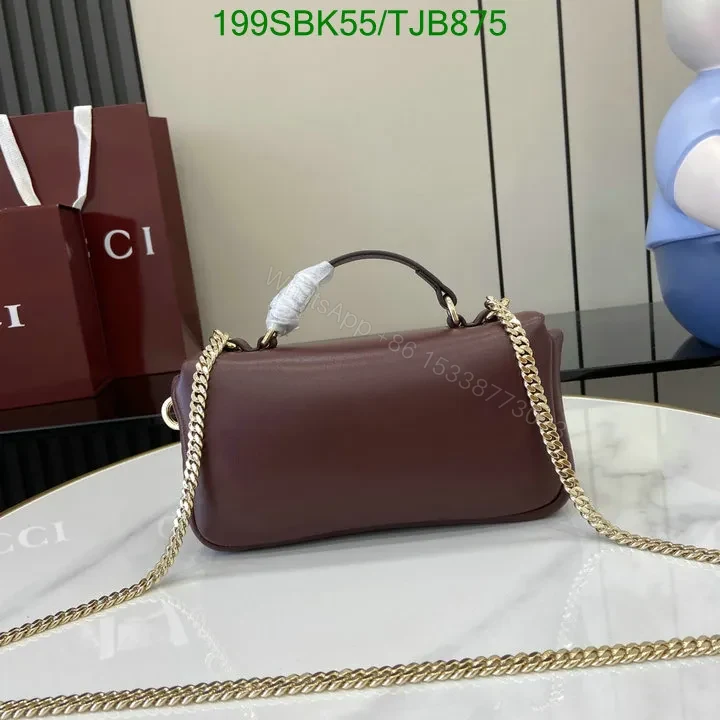 View 41 of Gucci Rosso Ancora Red Leather Mini Top Handle Bag HG258