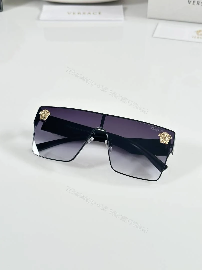 View 3 of First Copy Versace 10086 Black DC Sunglasses