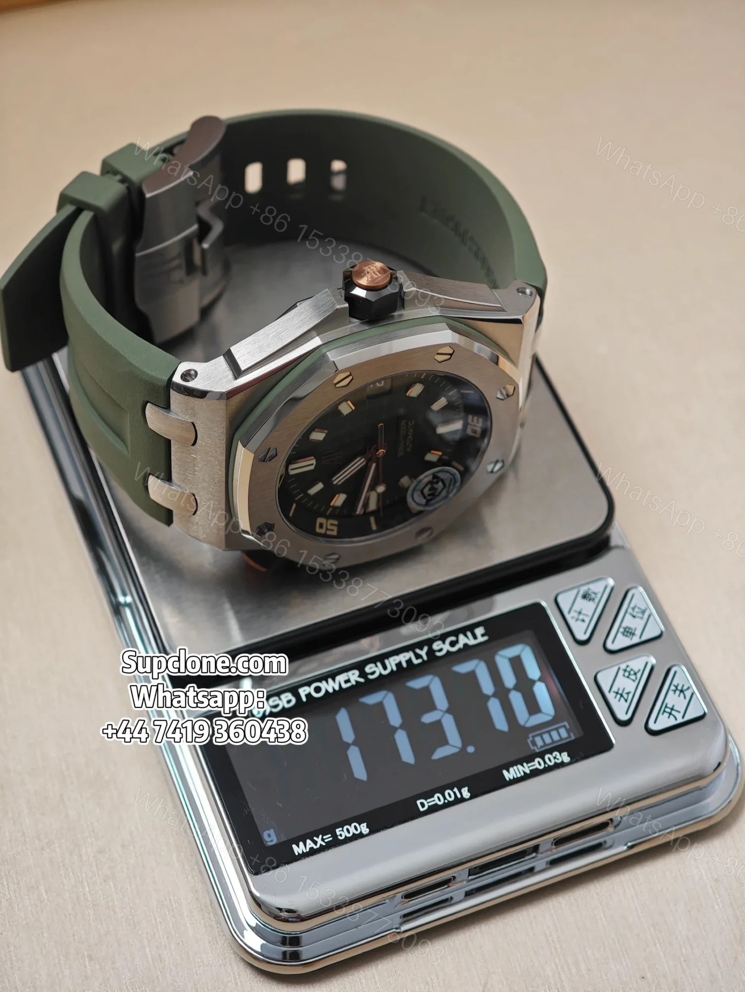 View 13 of Audemars Piguet Super Clone 1:1 Royal Oak Offshore 15720 Green Dial