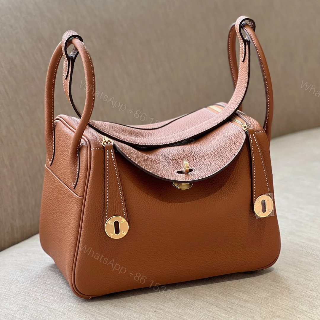 Hermes Lindy 26 Brown Gold Hardware — view 1