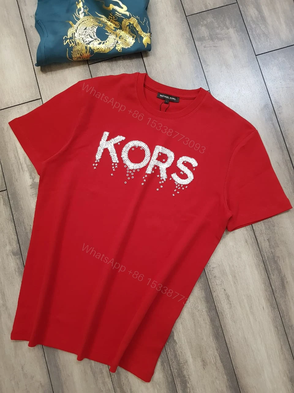 View 5 of FIRST COPY MICHAEL KORS IMPORTED ROUND NECK SUMMER T-SHIRT