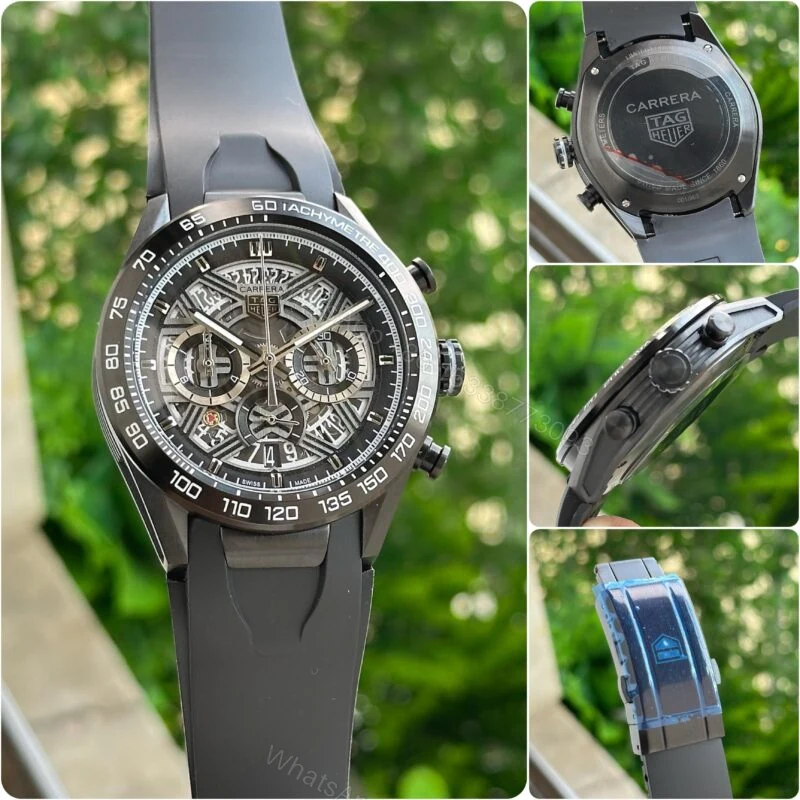 View 4 of Tag Heuer Carrera Chronograph Black 44mm Quartz