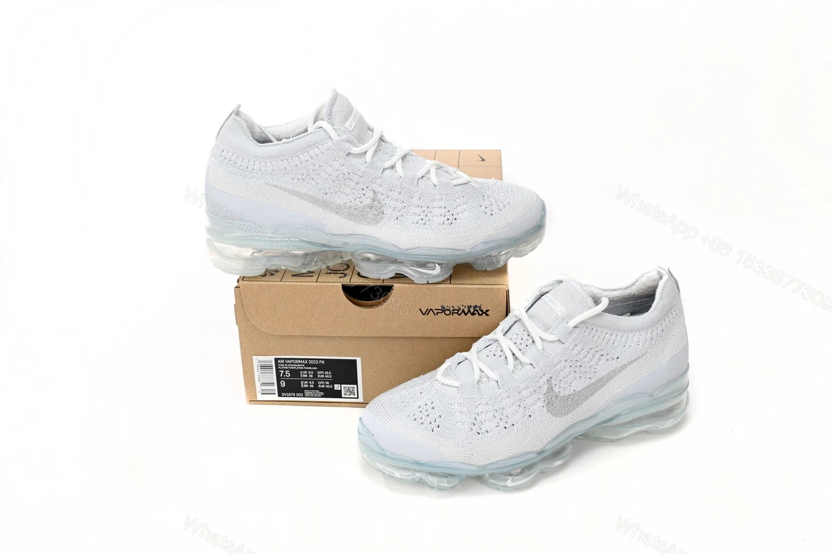 View 2 of Nike Air VaporMax 2023 Flyknit Pure Platinum DV1678-002