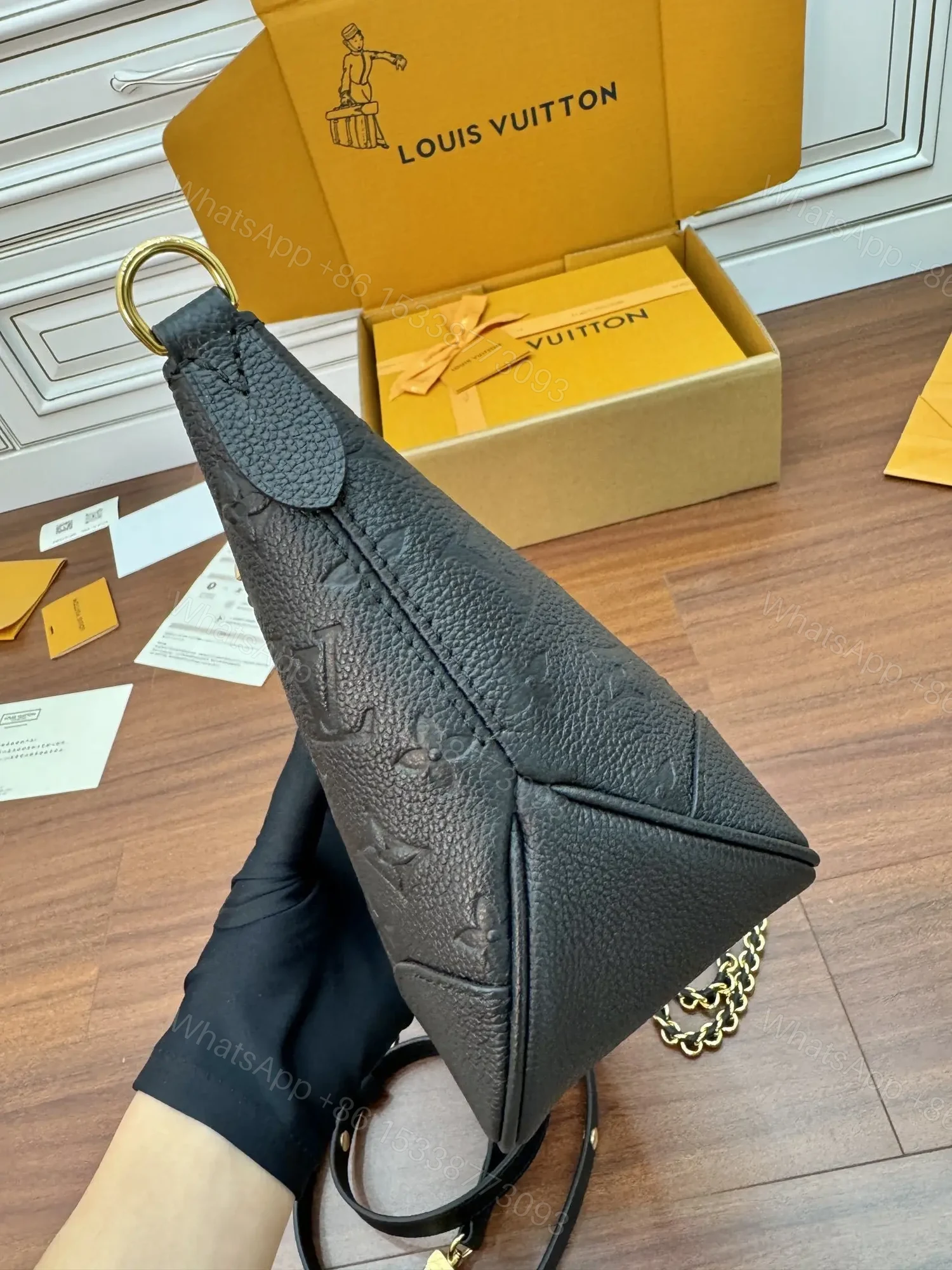 View 4 of Louis Vuitton Boulogne PM Bag Bicolor Monogram
