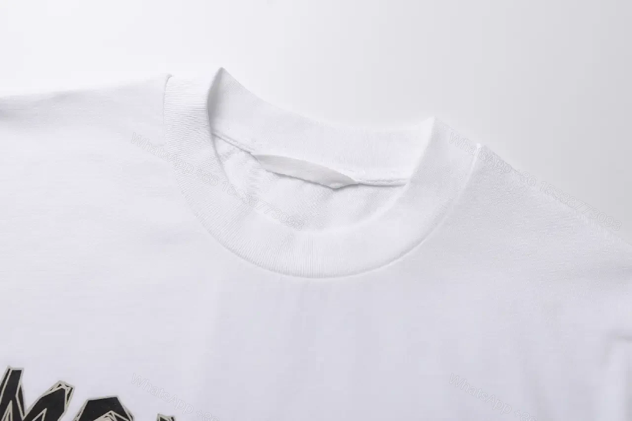 View 5 of White Cotton Moncler Tee: Subtle Luxury Everyday Comfort