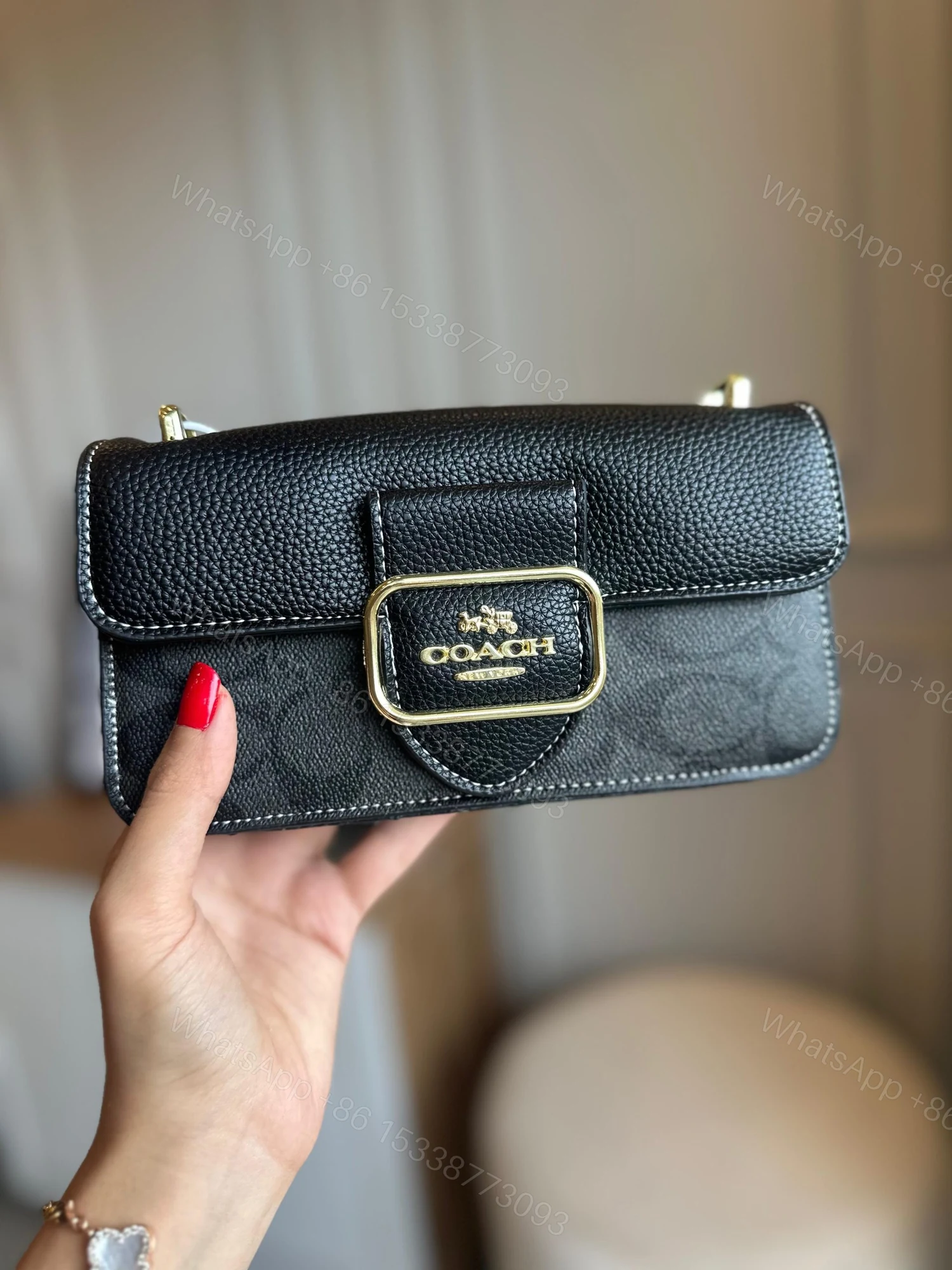 View 6 of FIRST COPY COACH MORGAN HANDBAG