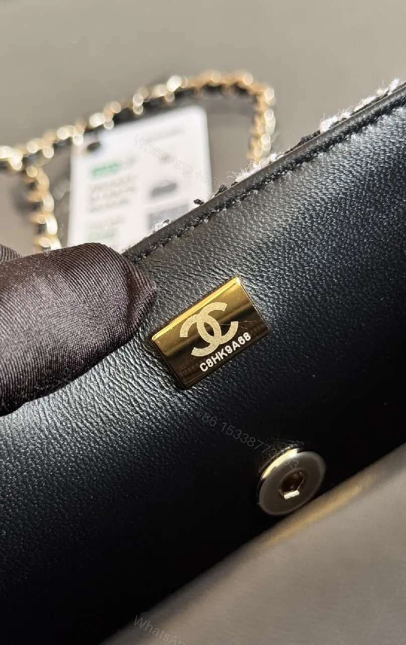 View 8 of Tweed Mini Bag: Chic Contrast, Versatile Day-to-Night Style