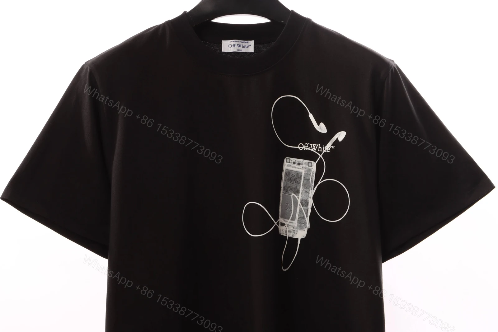 View 2 of Off-White Digital Headphone Arrow T-Shirt