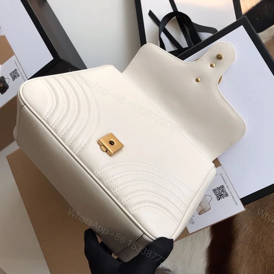 View 6 of GG Marmont Small Top Handle Bag
