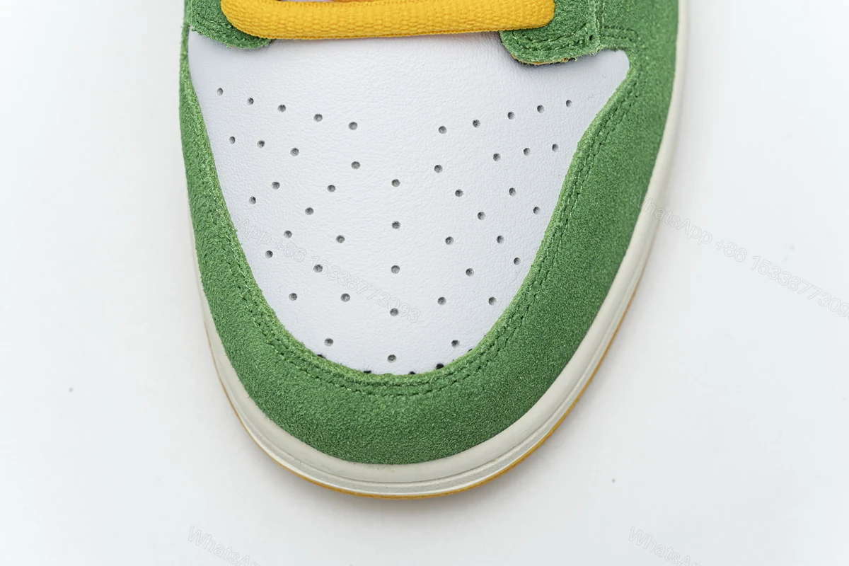 View 5 of Nike Dunk Low Green Yellow 804292-132