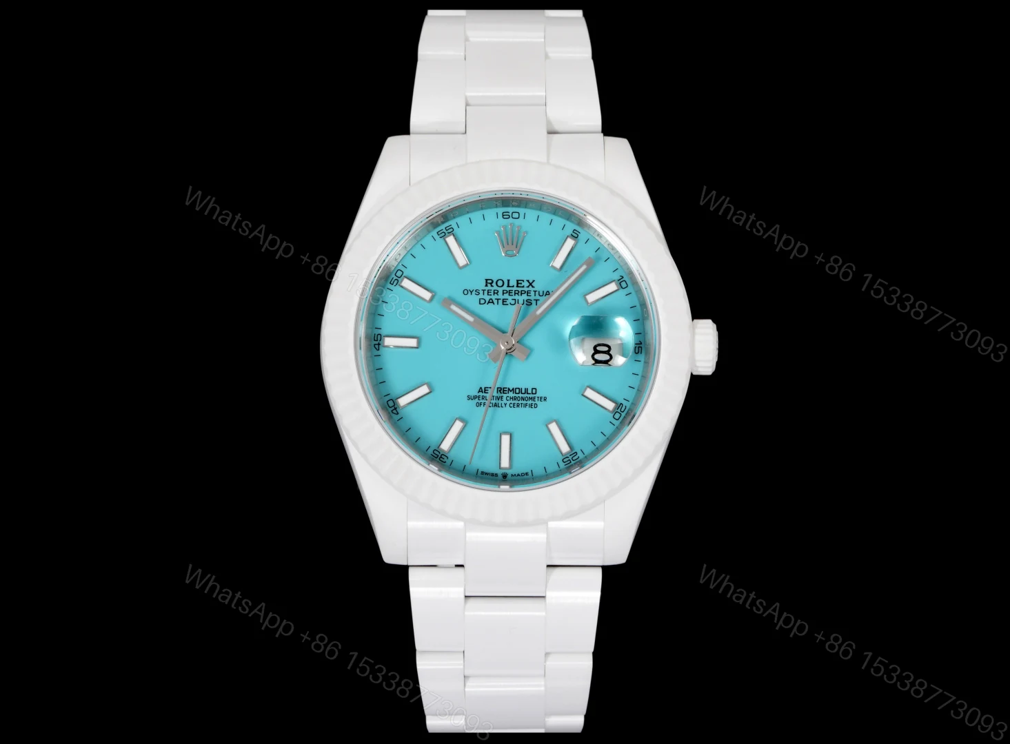 勞力士A貨日誌型 Datejust 蒂芙尼藍面機械腕錶 — view 1