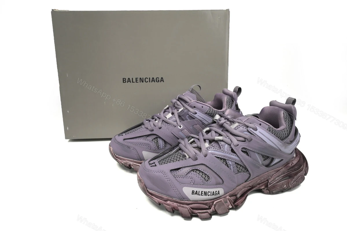 Balenciaga Track Black Gray Purple 542436 W1AC5 0620 — view 2