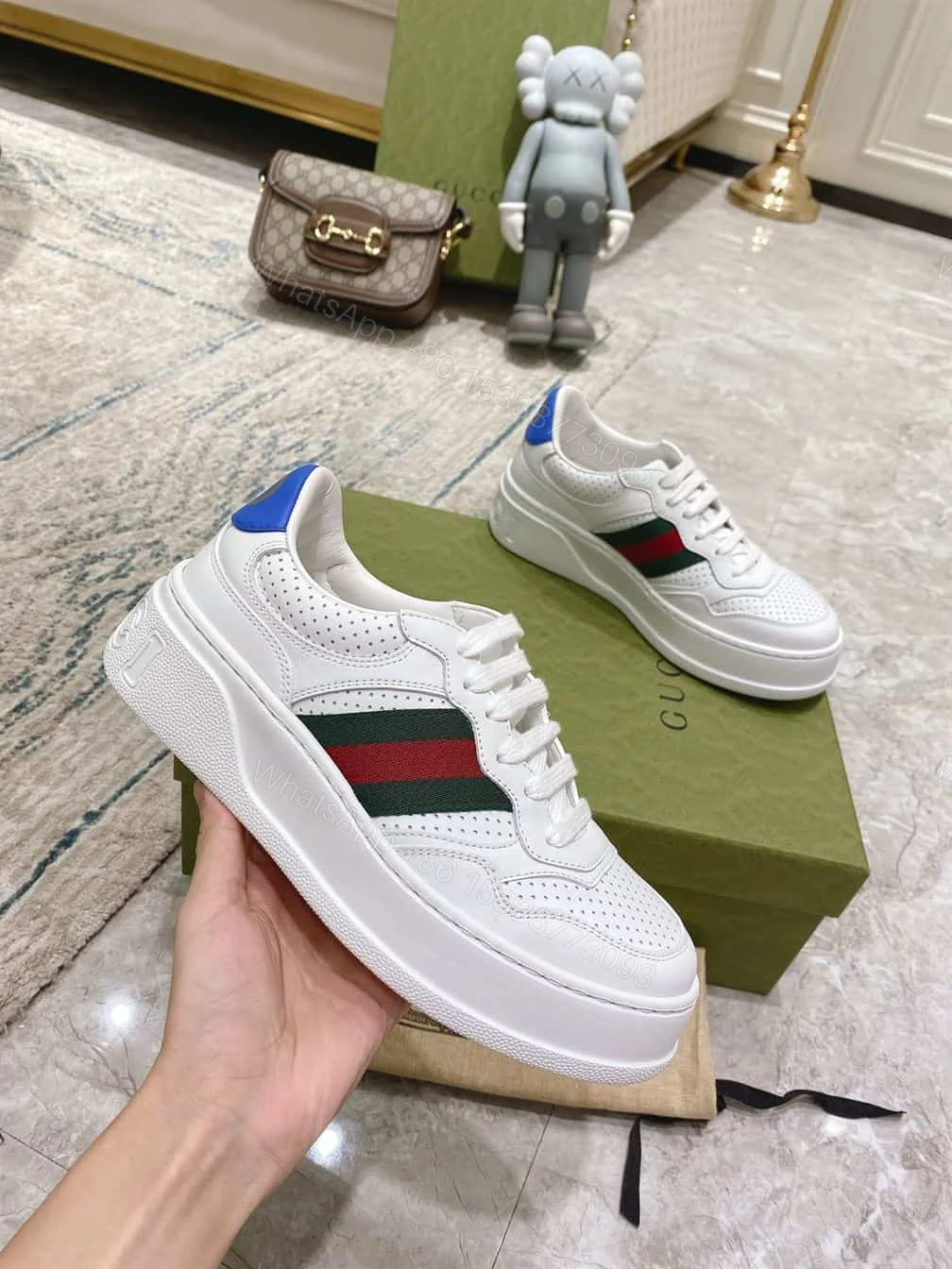 View 2 of Men’s sneaker with Web – GC082
