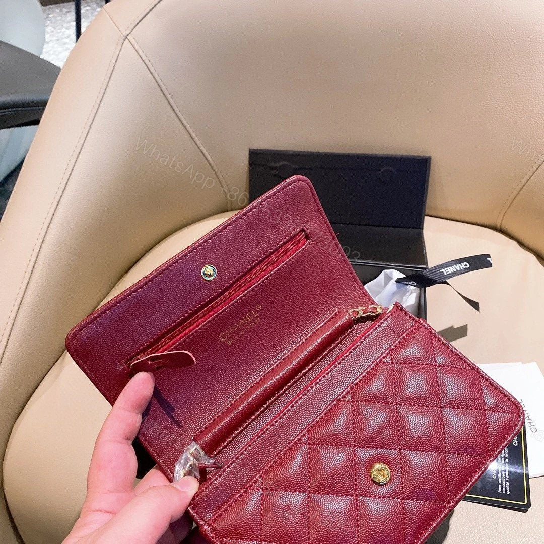 View 9 of CHANEL WOC MINI RED