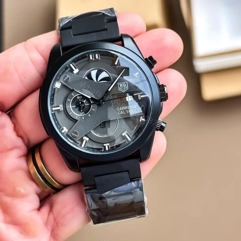 Tag Heuer Carerra Caliber 1887 Black Dial Quartz 43mm — view 1