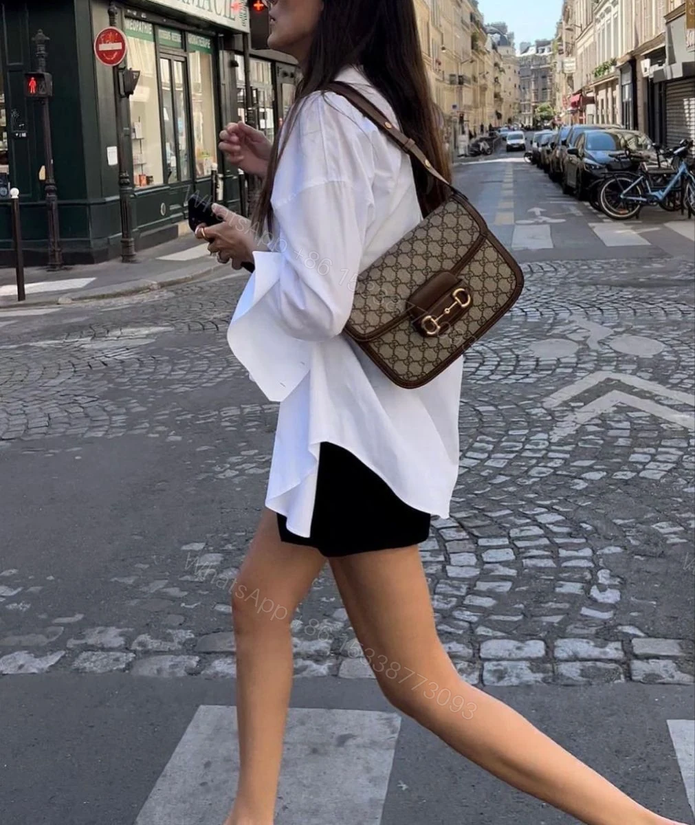 View 8 of FIRST COPY Gucci Horsebit 1955 Large Shoulder Bag