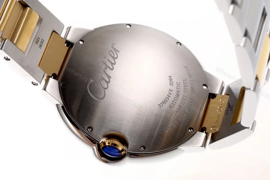 View 9 of GF Factory Cartier Ballon Bleu 42mm Two-Tone Stainless Steel and Gold Automatic Watch