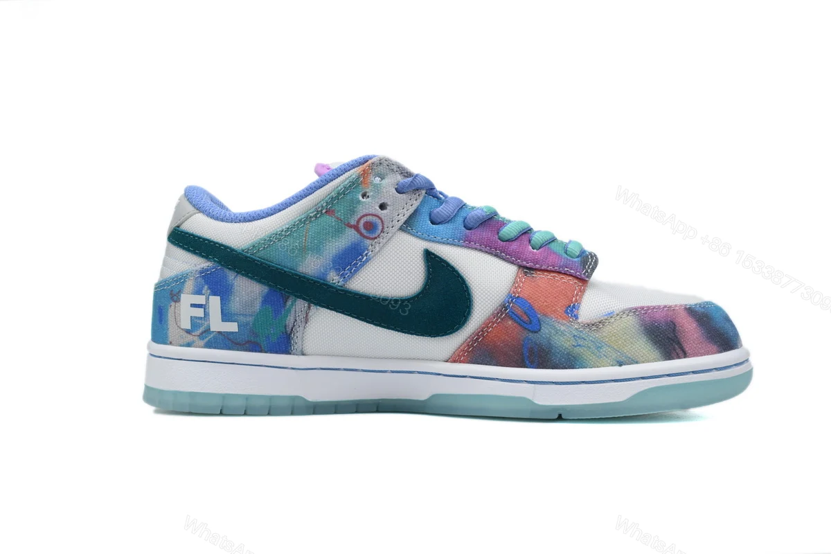 View 2 of The Futura Laboratories x Nike SB Dunk Low Releases HF6061-400
