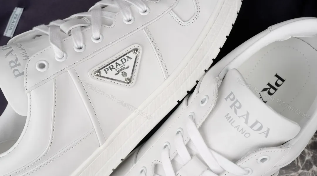 View 8 of Minimal White Leather Sneakers - Luxe Everyday Comfort