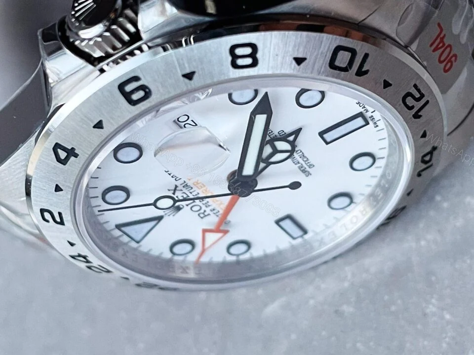 View 4 of GMF Factory 1:1 Rolex EXPLORER II 42MM 216570 WHITE 904L SS BEST EDITION WHITE DIAL A3186