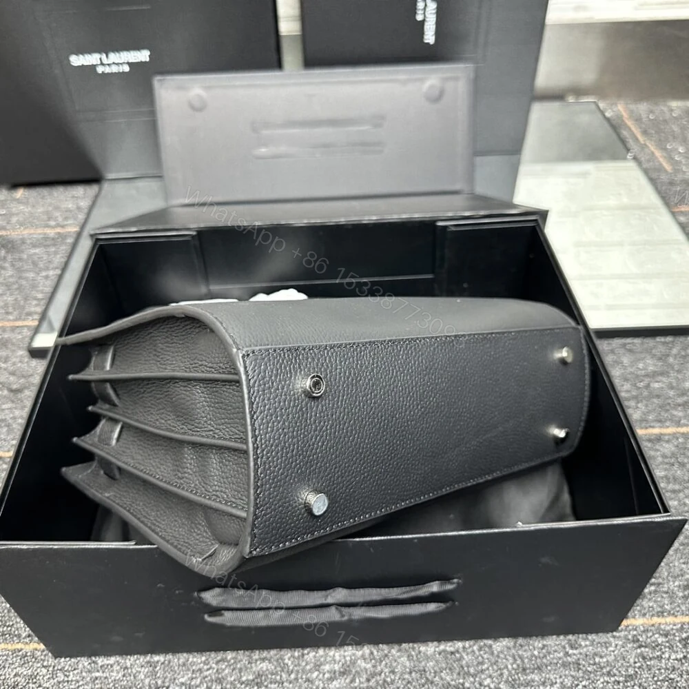 View 6 of Saint Laurent Sac De Jour Baby In Grained Black 26Cm