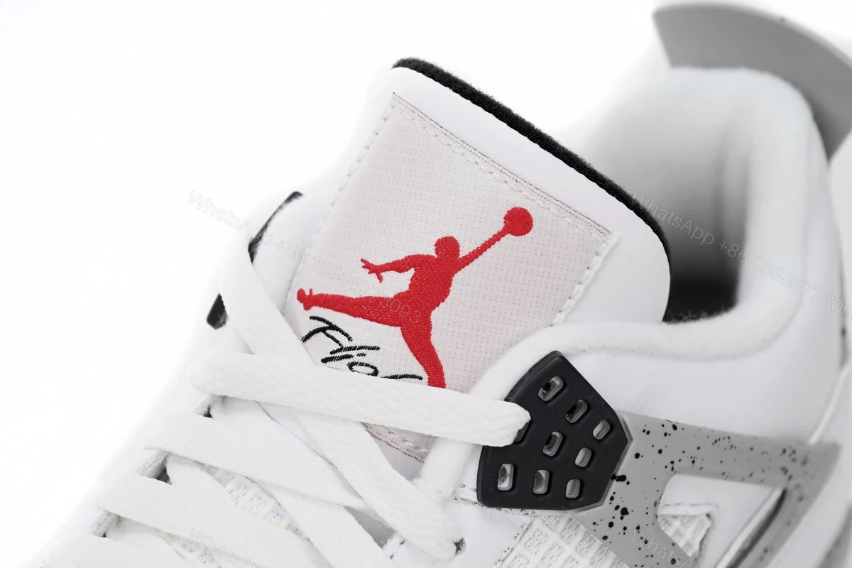 View 4 of Air Jordan 4 Retro White Cement 840606-192(Best Quality)
