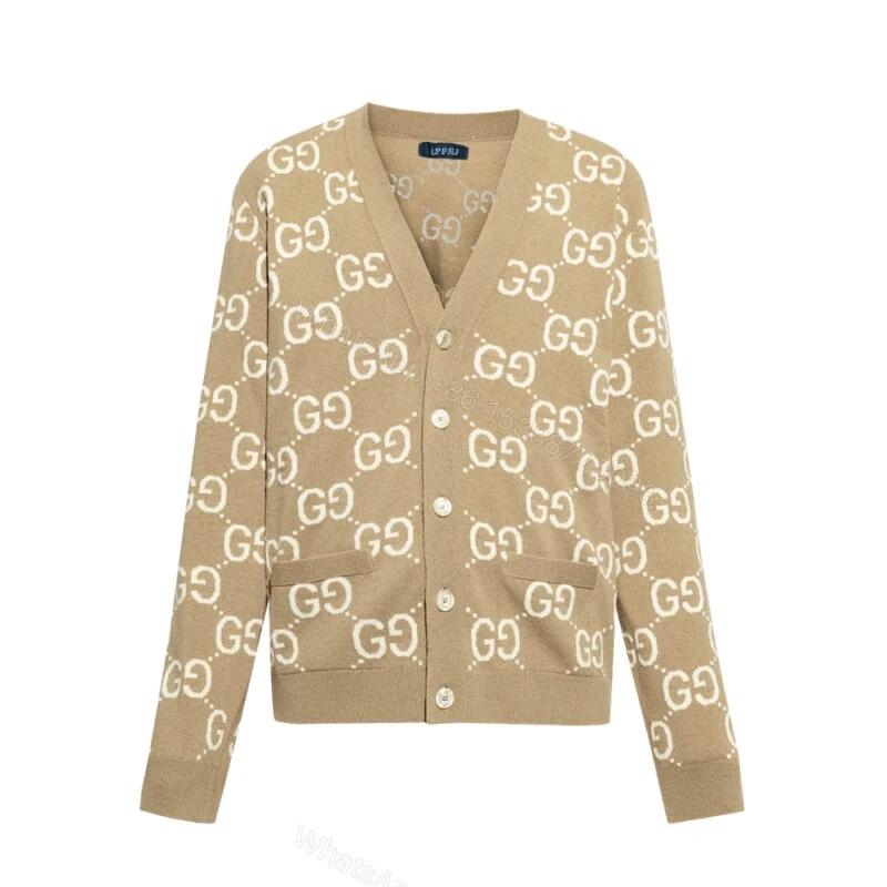 View 6 of Gucci Wool Cardigan Beige