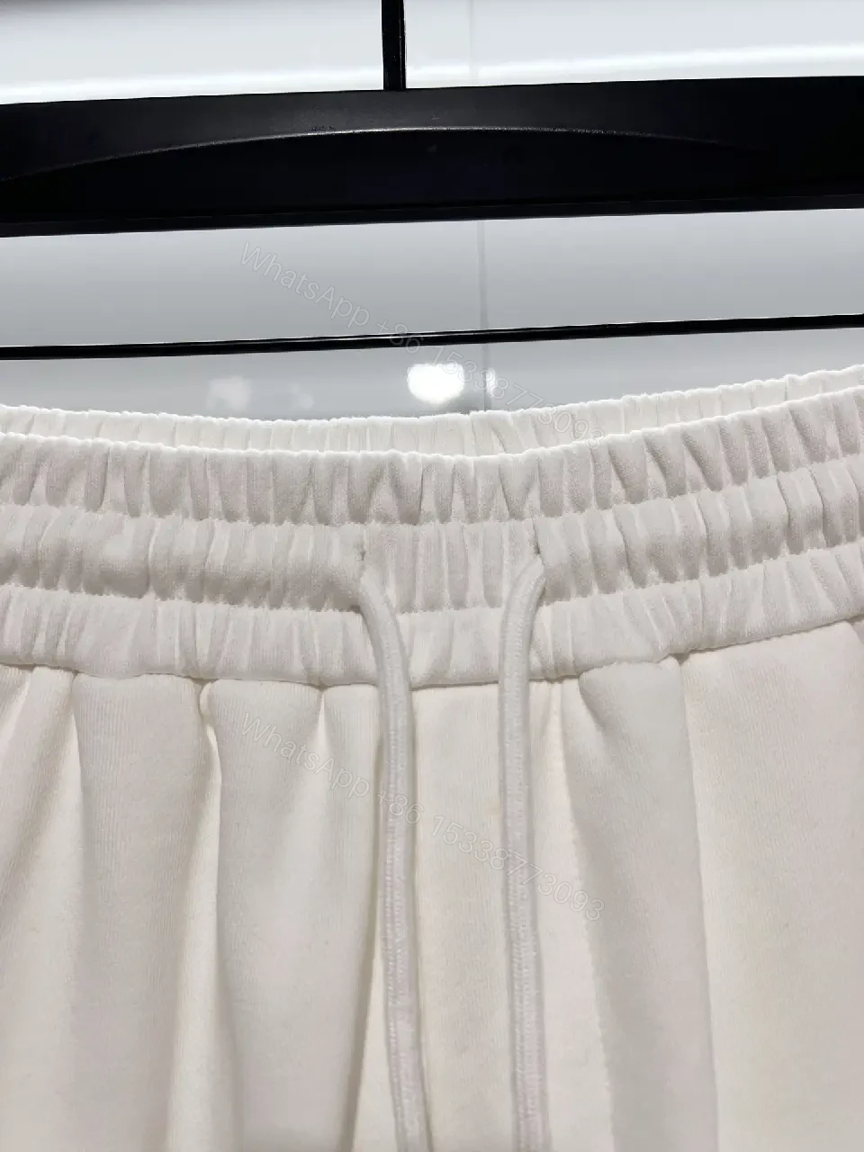 View 3 of Minimalist Luxe Sweatshorts: Premium Relaxed Fit, LV Accent Shorts