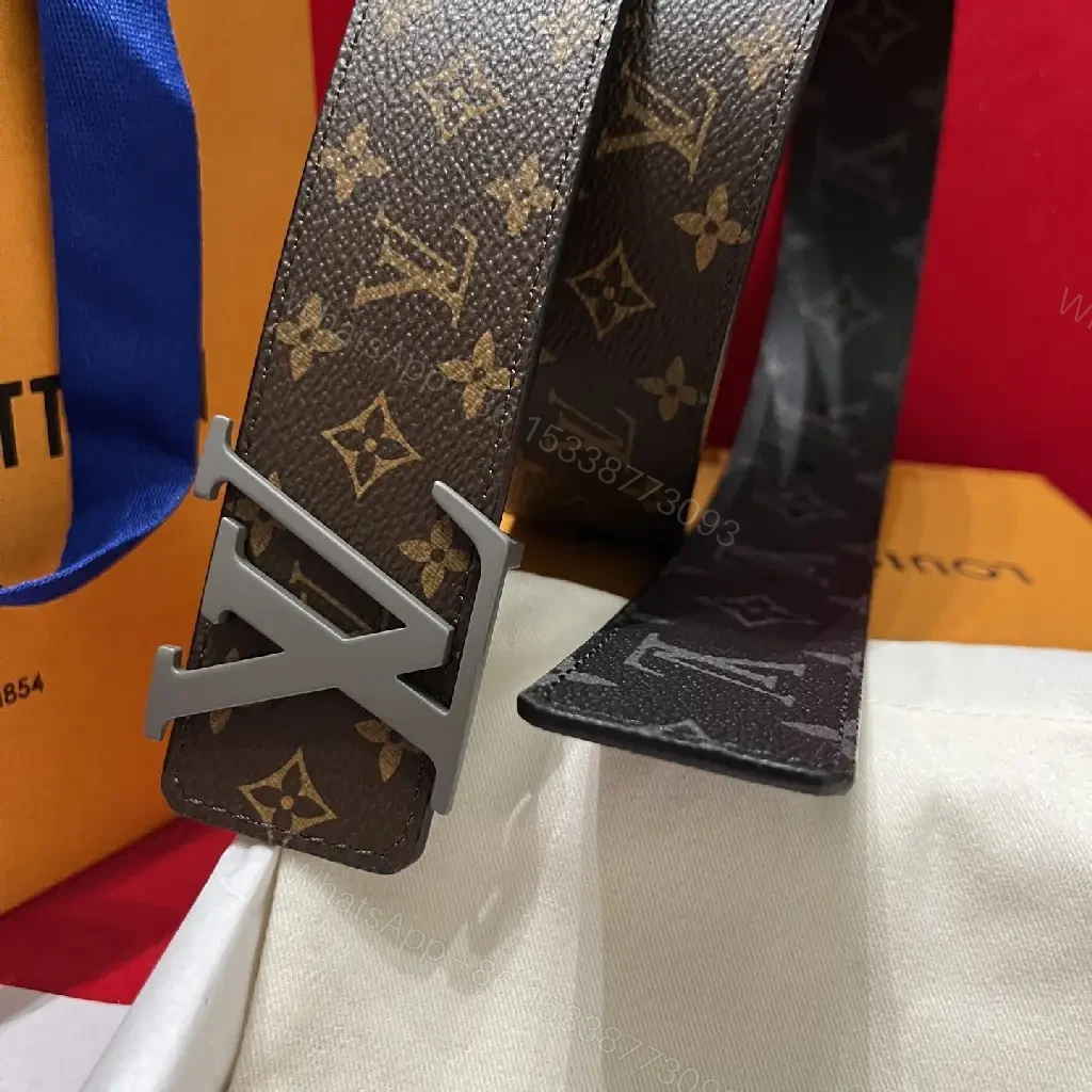 View 3 of Monogramed Leather Belt: Subtle Luxury, Everyday Elevation