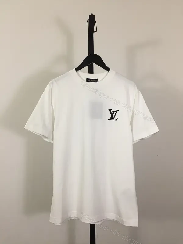 Classic White Tee - Premium Cotton, Subtle Emblem, Everyday Luxe — view 1