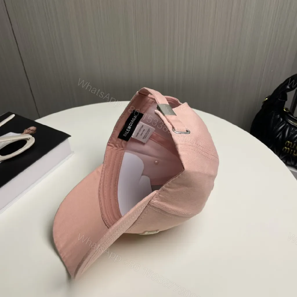 View 8 of Soft Pink Cotton Cap with Elevated Streetwear Attitude