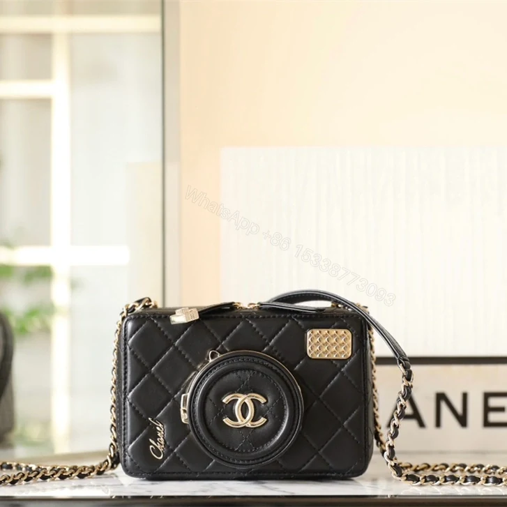 高仿Chanel*24S春夏系列AS4817相機包黑色免檢版 — view 1
