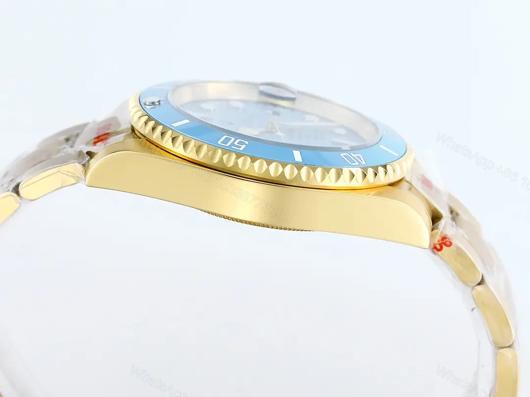 View 6 of Best Rolex Blaken Tiffany Gold replica 40MM Gold Oyster Bracelet Edition RG-BLAKEN-TIFFANY-GOLD-OYSTER-40