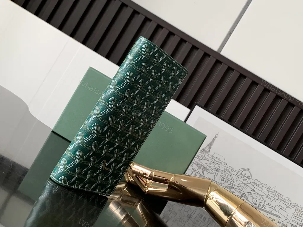 View 3 of Teal Signature Wallet: Iconic Pattern, Everyday Luxury Cardholder
