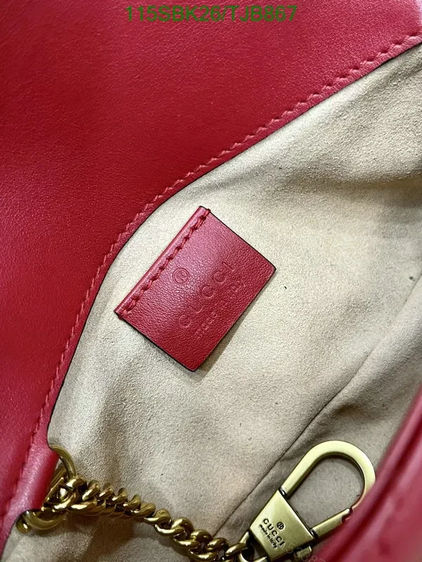 View 38 of Gucci Super Mini Bag in Beige Matelassé Chevron Leather 476433